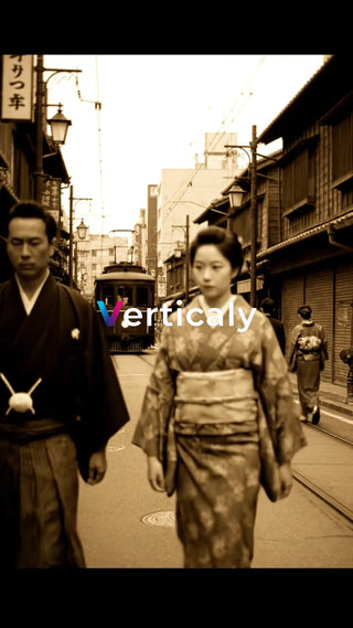 古都の街並みを歩く