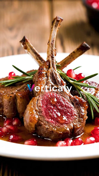 ラムチョップ、食欲そそる一皿