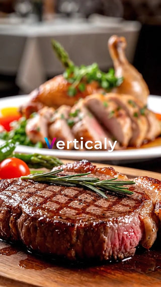 焼き立てステーキ、贅沢な時間