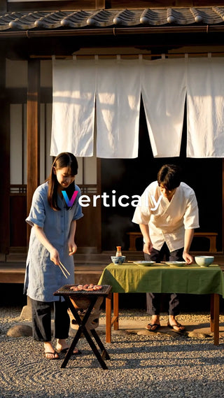 炭火焼を楽しむ、穏やかな時間