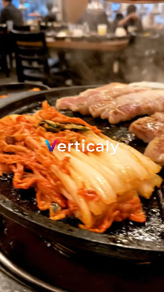 焼肉とキムチ、ジュージュー