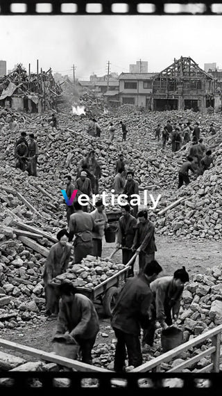 瓦礫の街、復興への願い