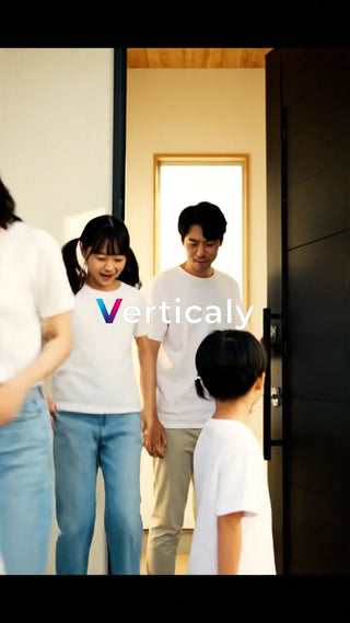 The family entrance, the moment of departure