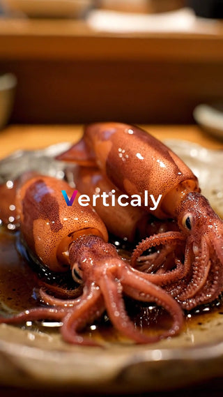 新鮮なイカ料理