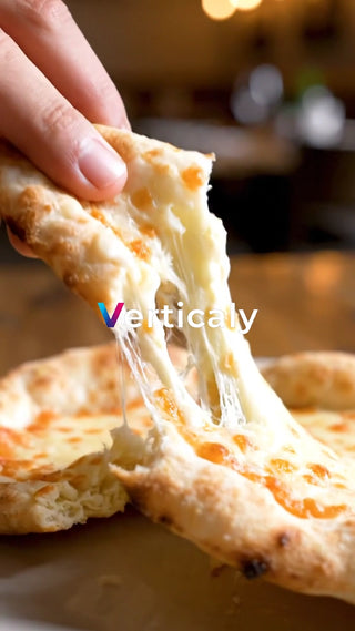 チーズ伸びる、ピザの誘惑