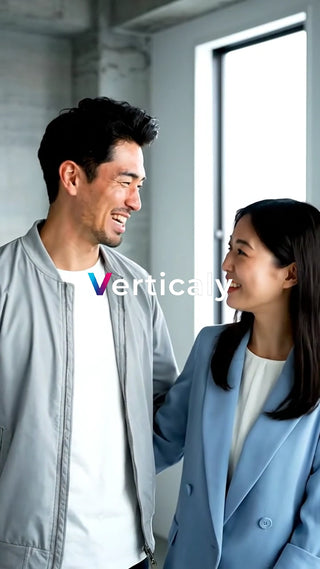 笑顔で語る二人、晴れた日