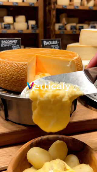 チーズを削ぐ、とろける瞬間