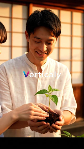 植物を育てる、優しい時間