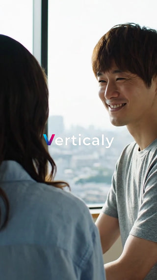 笑顔で話す二人