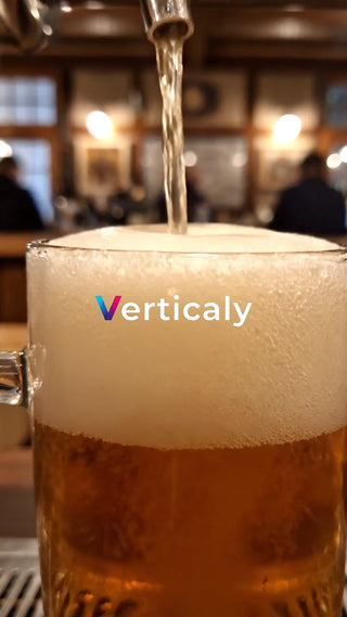 ビールを注ぐ、豊かな泡