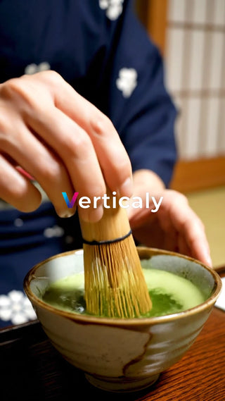 抹茶を点てる、和の作法