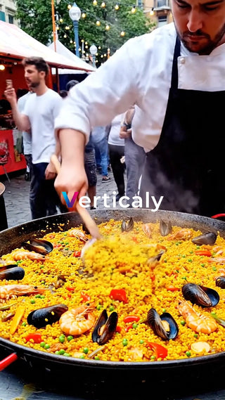 豪快！海鮮パエリア