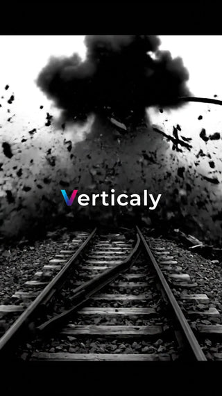 爆発、線路を破壊