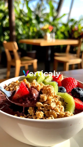 アサイーボウル、ヘルシーな朝食