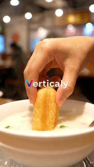 揚げパンを食べる風景