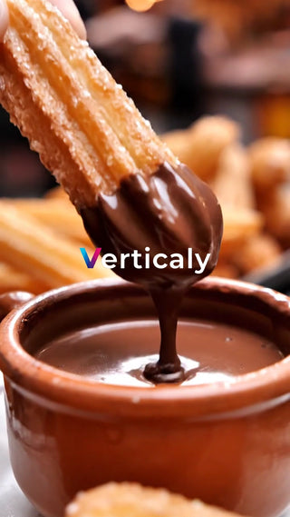 チュロス、チョコレートを纏う