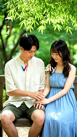 公園デート、手繋ぎ幸せ