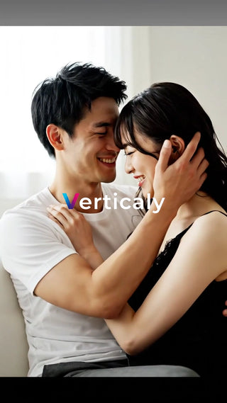 寄り添う二人の笑顔