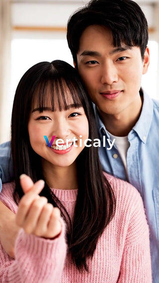 仲良しカップルの記念写真