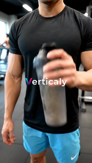 ジムでプロテインを混ぜる