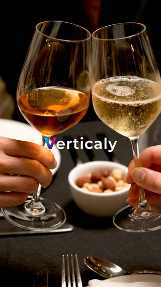 乾杯、グラス越しの会話