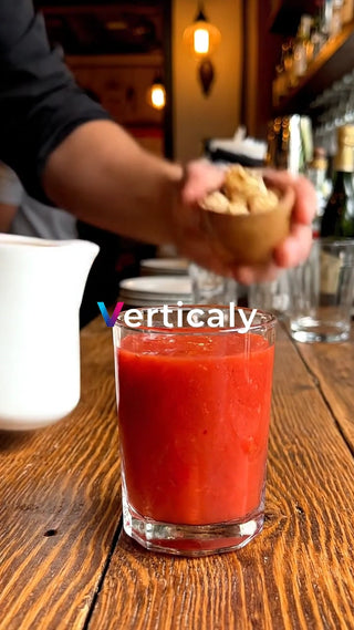 トマトジュースと焼き菓子