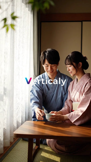 浴衣姿の二人、穏やかな時間