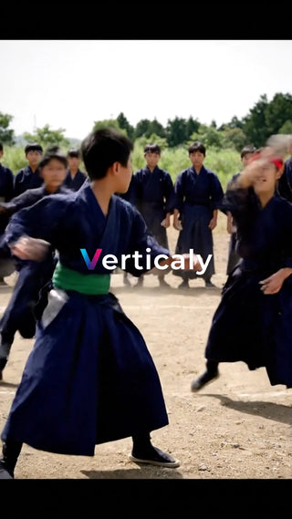 武道の稽古、少年たちの躍動