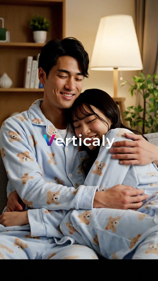 仲良く寄り添う二人、安らぎの時間