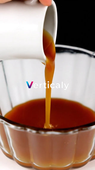 琥珀色の液体、注がれる