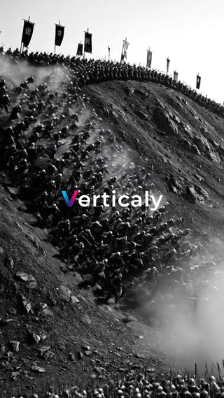 兵士たちの進撃、山を登る