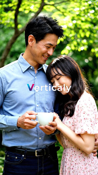 寄り添う二人、温かい時間