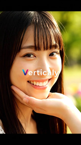 微笑む女性のポートレート