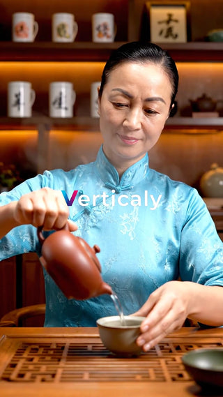 茶を注ぐ、穏やかな時間