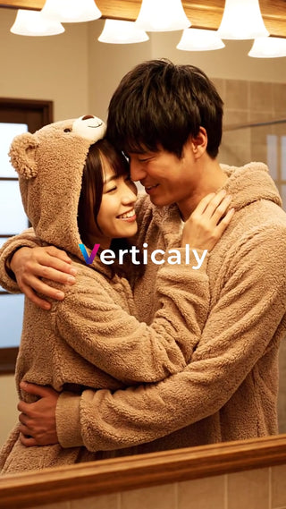 仲良く寄り添う二人