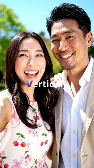 笑顔弾ける、仲良しカップル