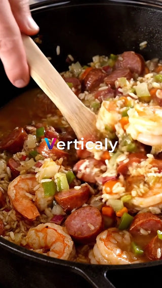 熱々ジャンバラヤ、食卓を彩る