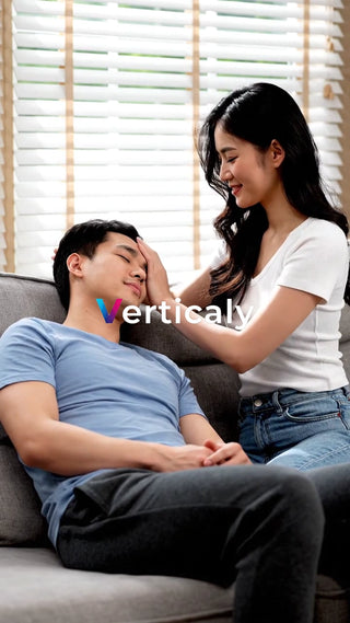 寄り添う二人、穏やかな時間