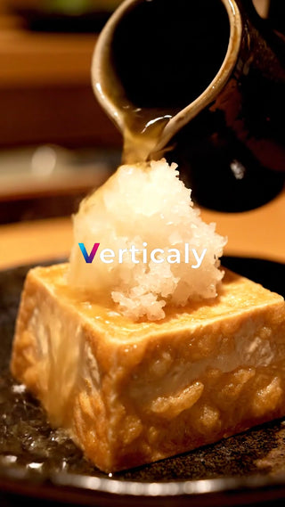 揚げ出し豆腐、熱々を