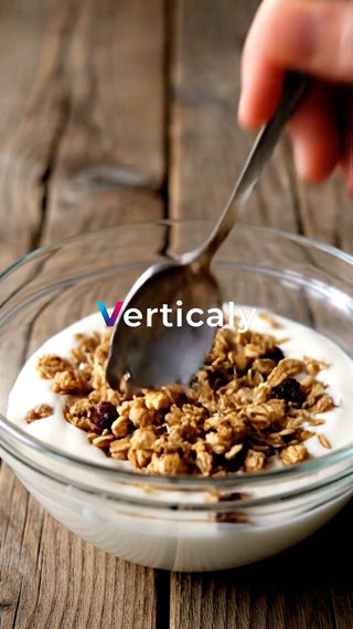 ヨーグルトにグラノーラを