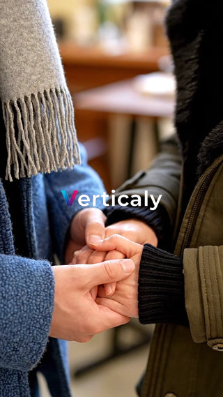 手を取り合う恋人たち