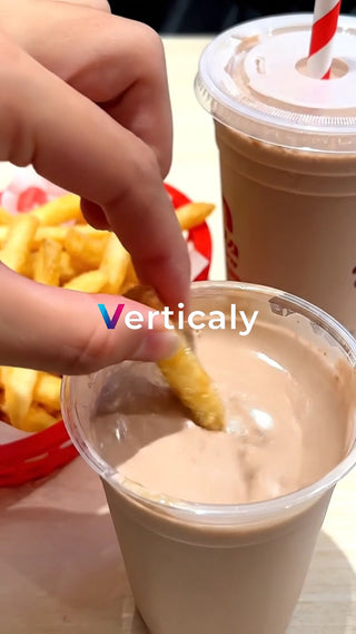 ポテトをチョコに、背徳感