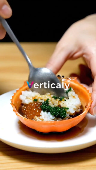 蟹味噌とイクラの贅沢ごはん