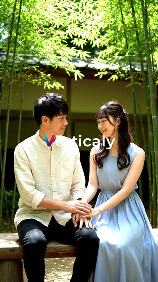 寄り添う二人の午後