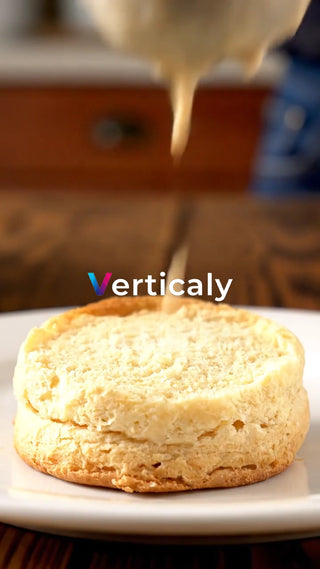 焼き立てビスケット、熱々を