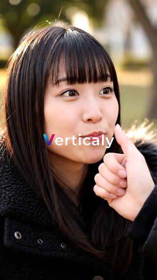 頬杖をつく女性、考え事？