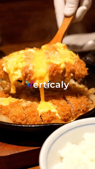 揚げたて！カツ丼、卵とじ