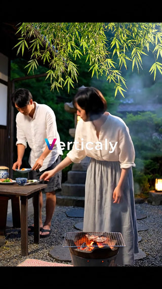 縁側で楽しむ夏のBBQ