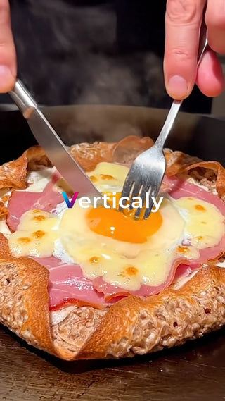 卵がとろけるガレット