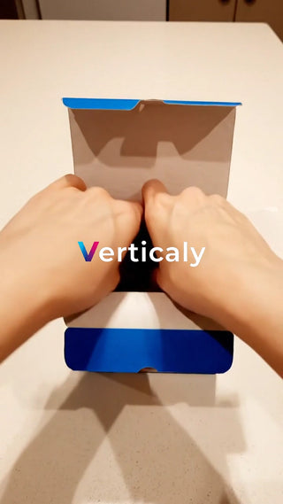 箱を開ける、手の動き